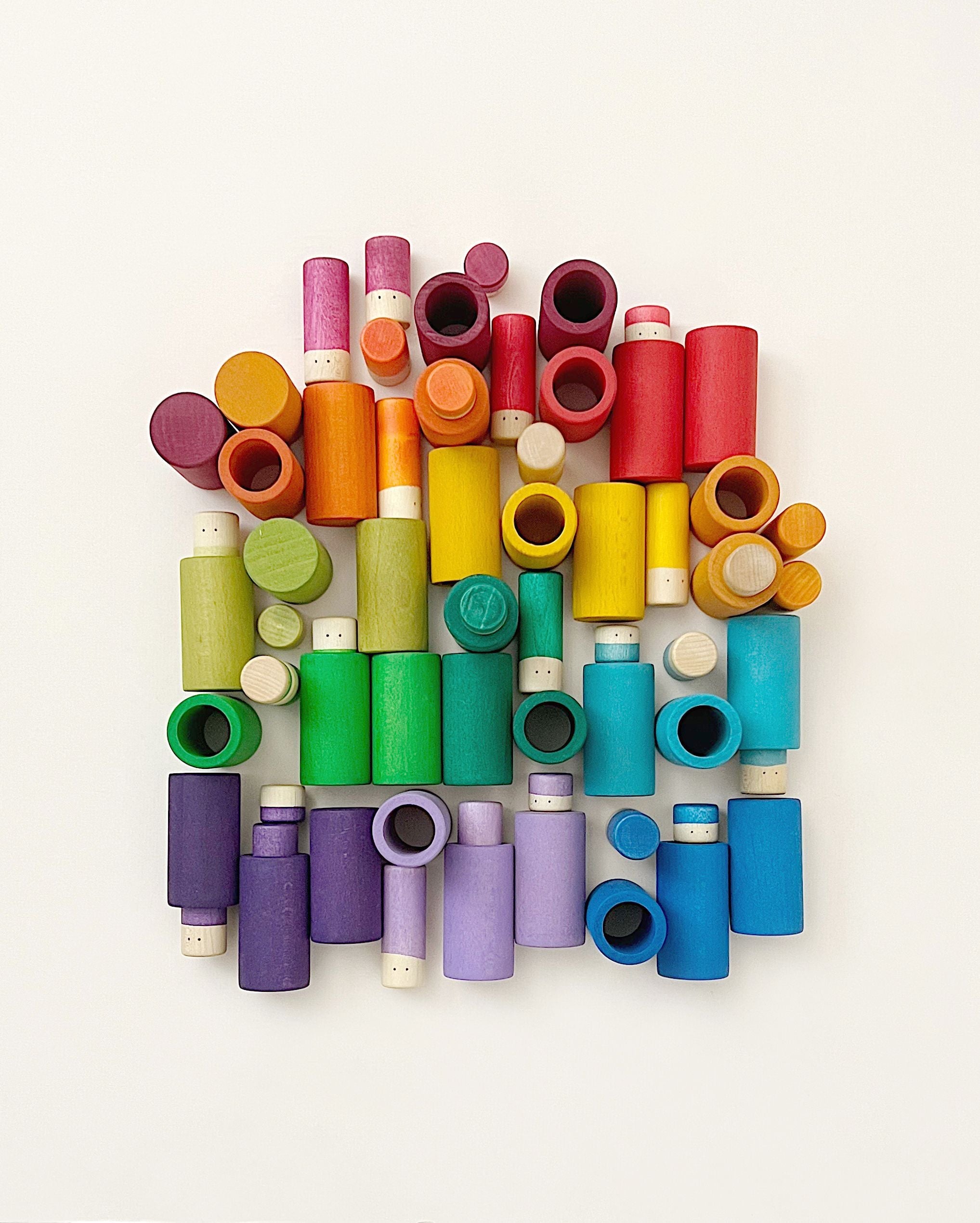 Grapat Lola Stack and Sort Play Set 72 pcs
