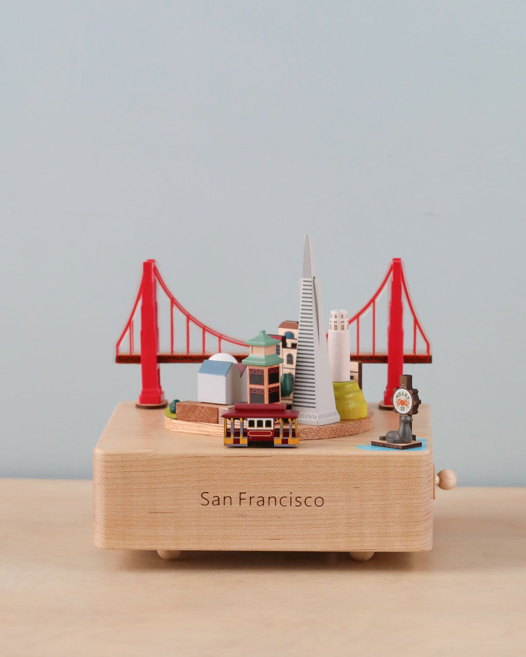 Pre-order: San Francisco Wooden Music Box (ships end of August - early September)
