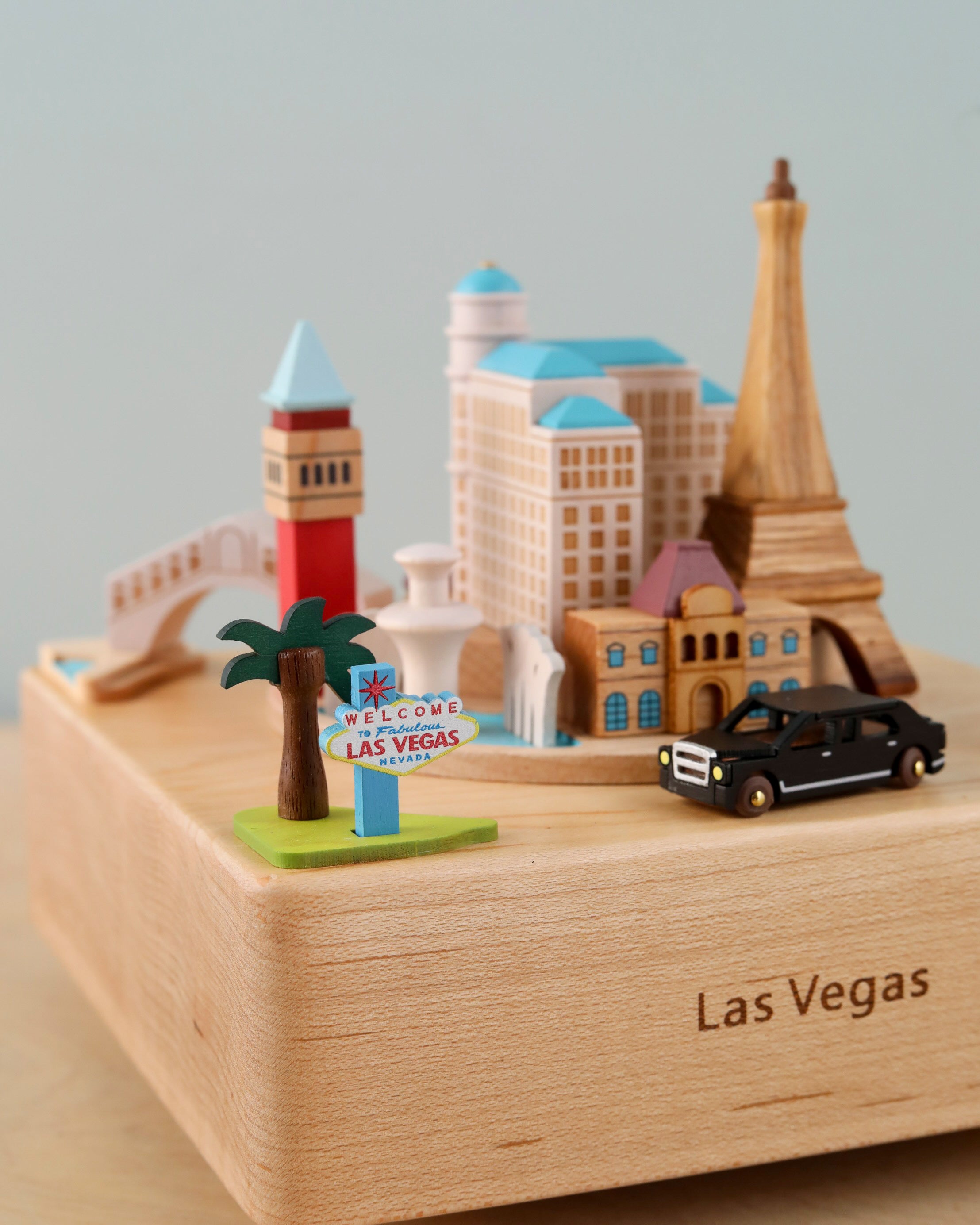 Las Vegas Wooden Music Box