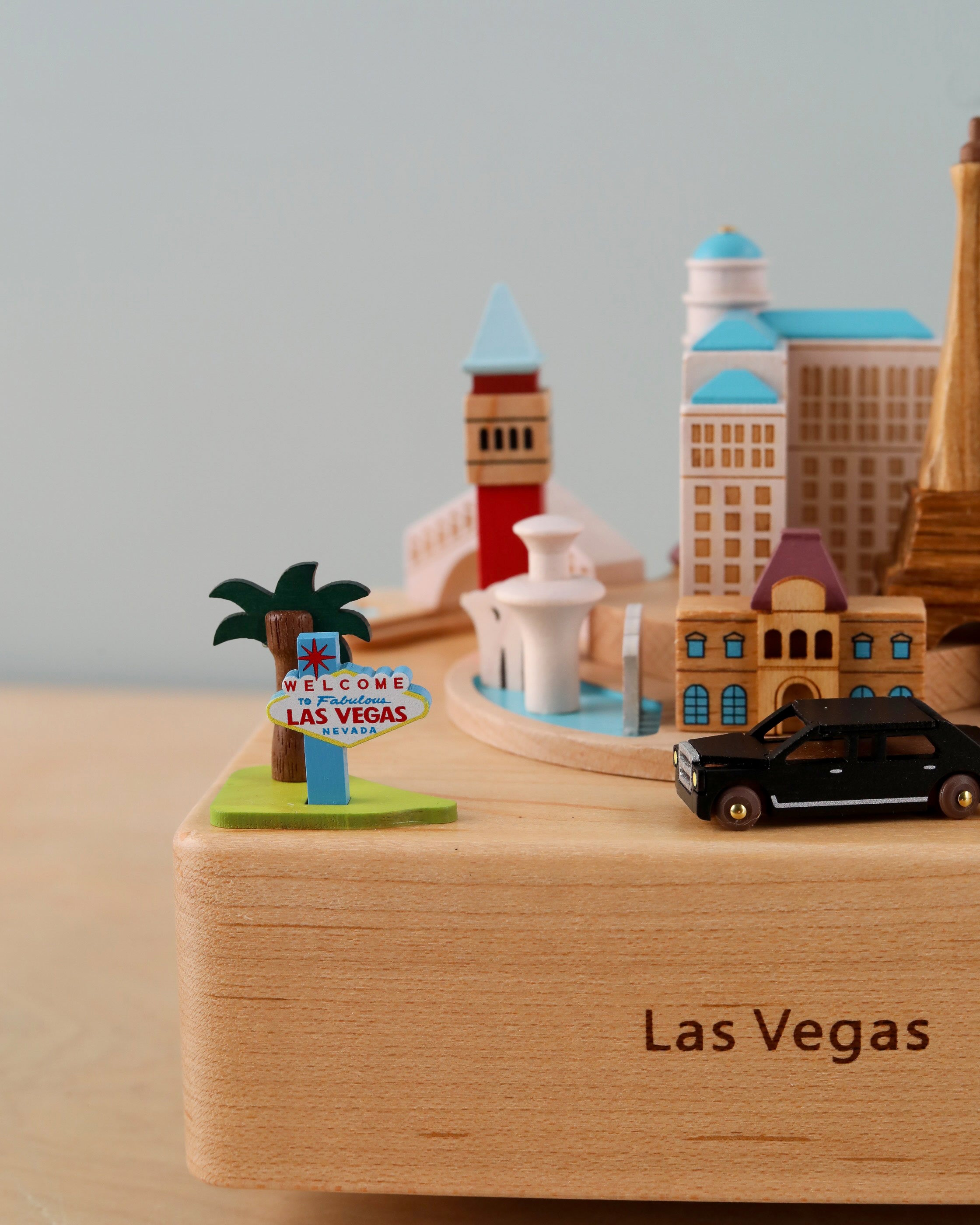Las Vegas Wooden Music Box