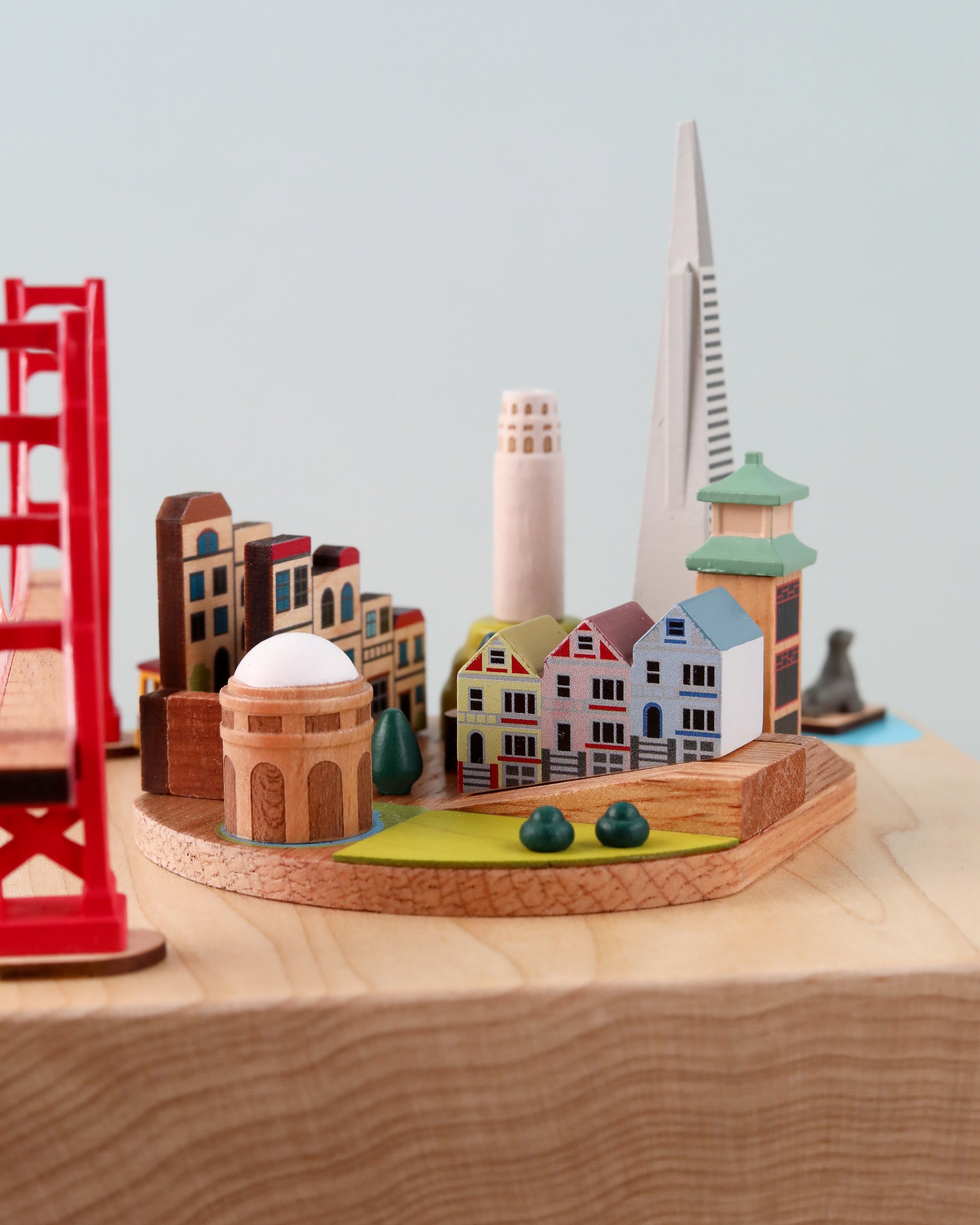 Pre-order: San Francisco Wooden Music Box (ships end of August - early September)