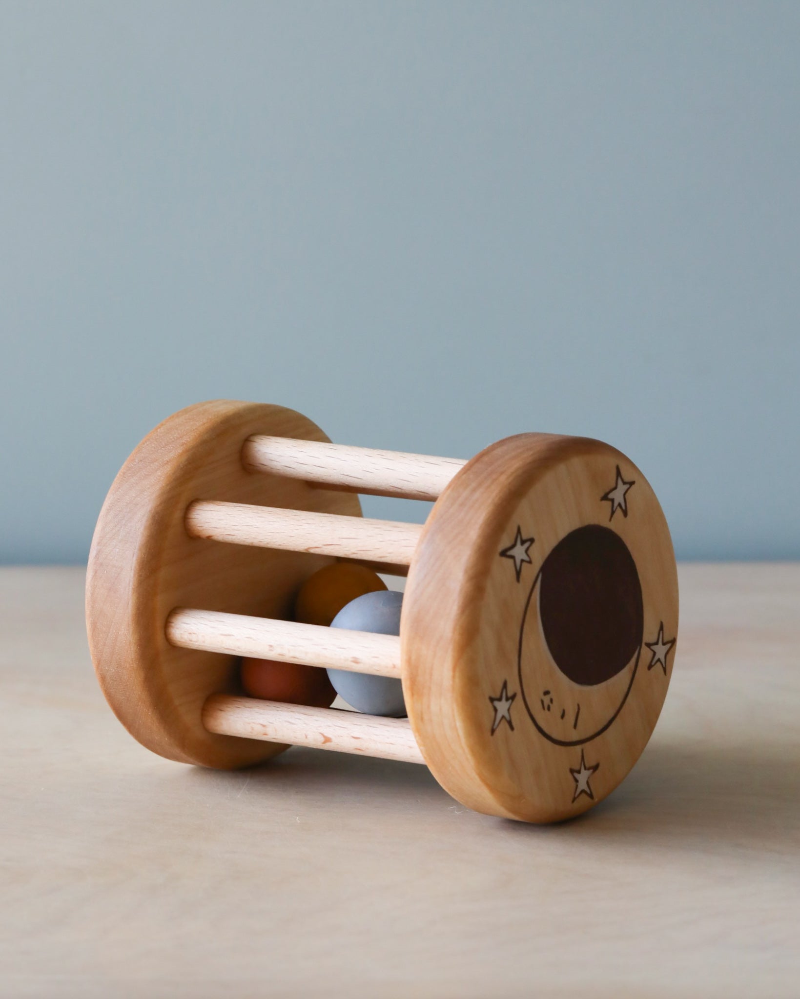 Handmade Wooden Rattle