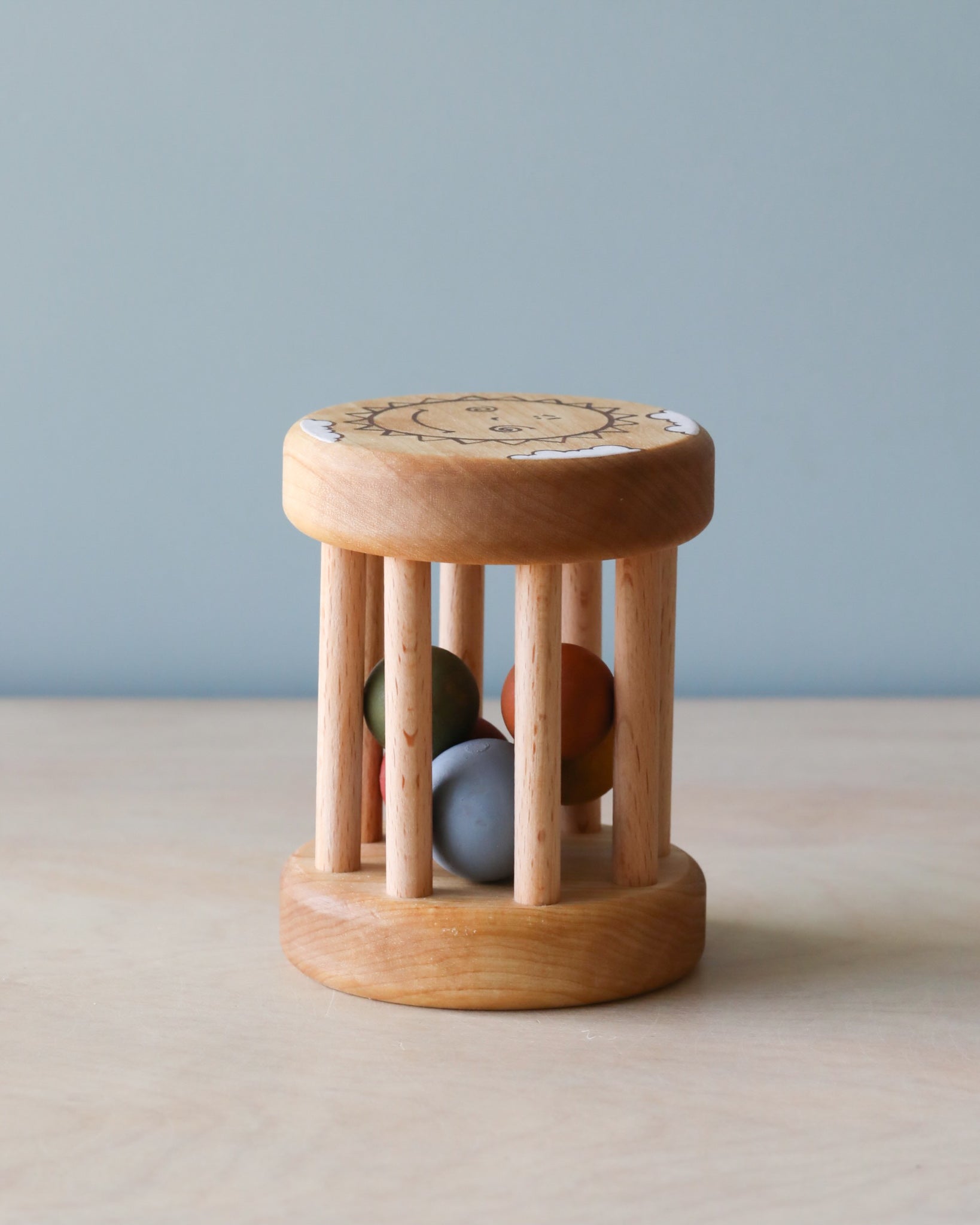 Handmade Wooden Rattle