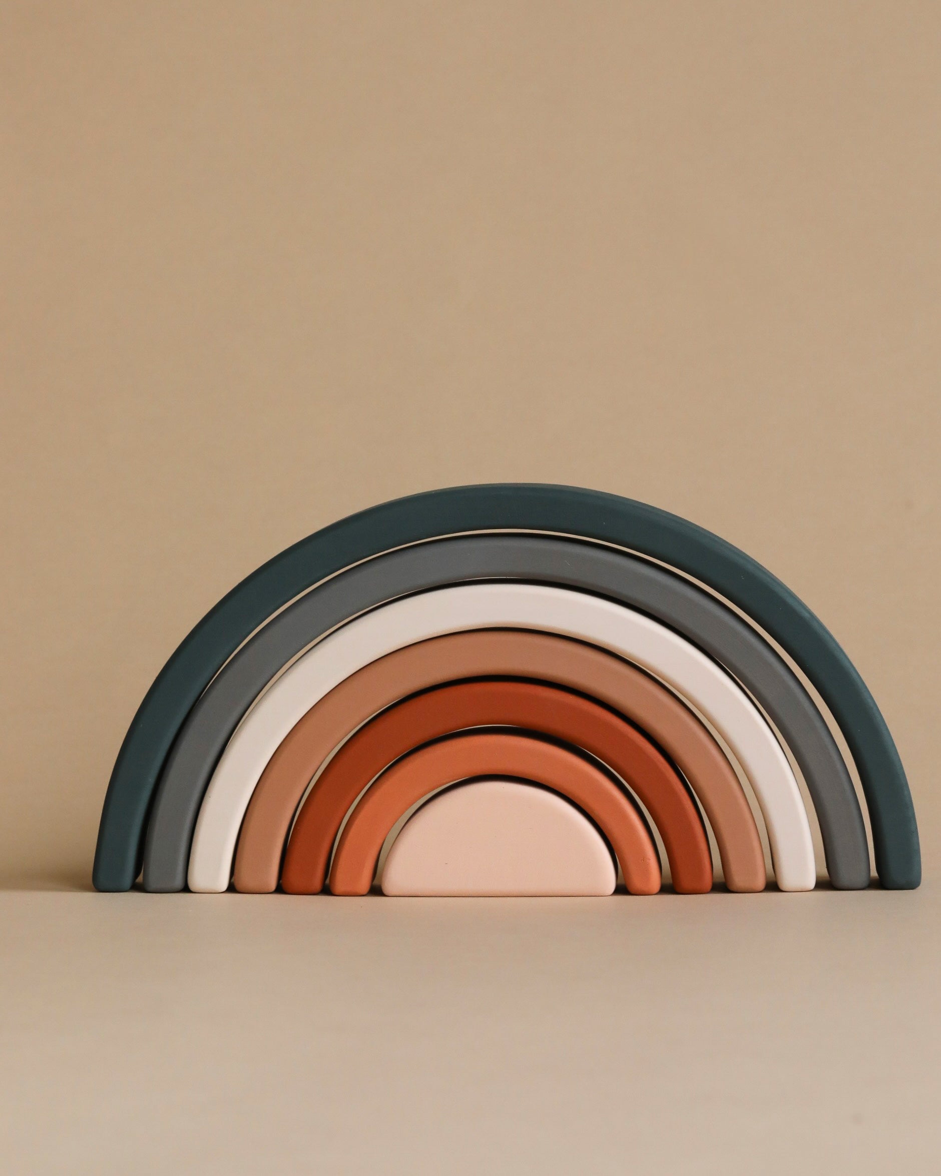 Handmade Rainbow Stacker - Mojave Desert