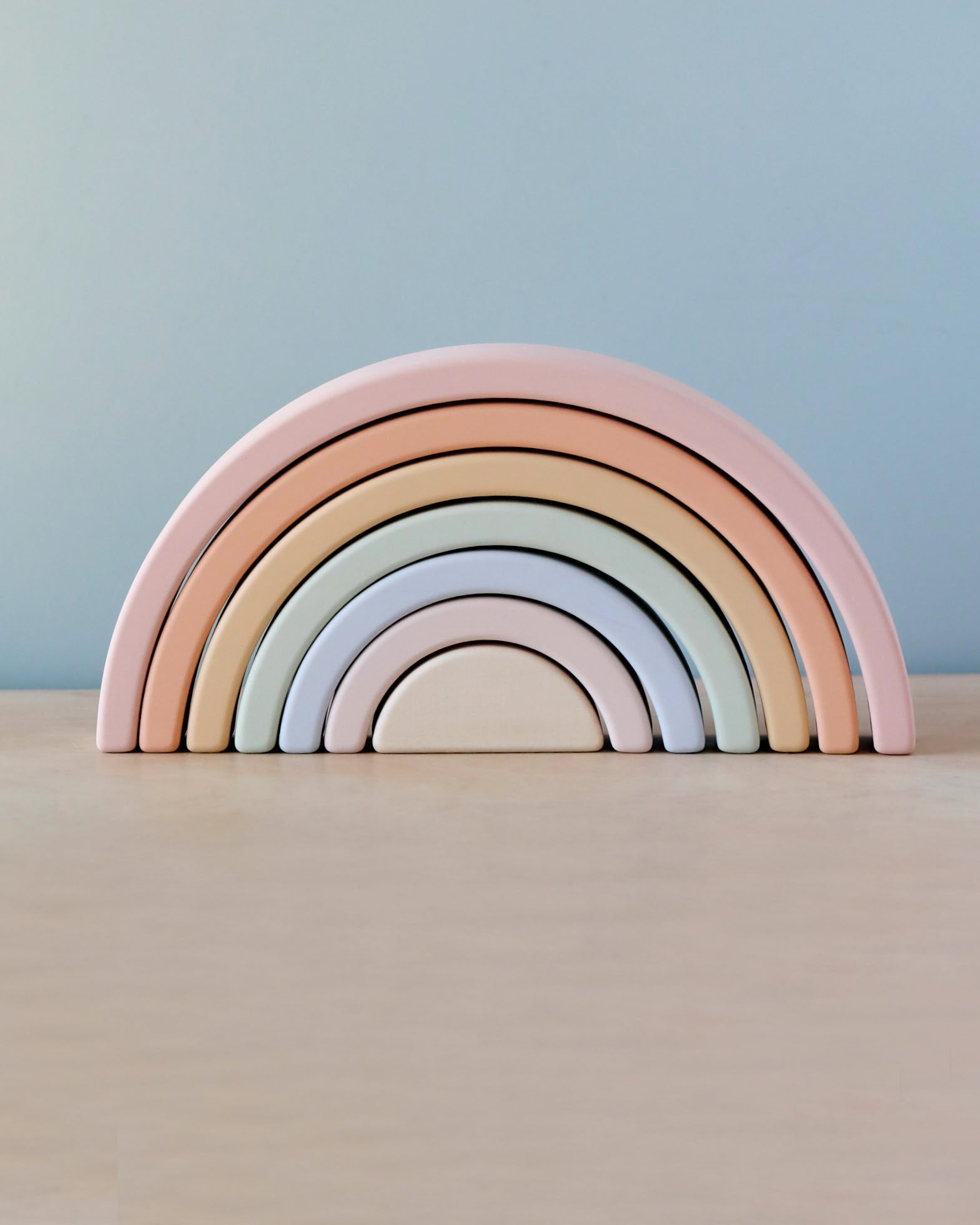 Handmade Rainbow Stacker - Pastel