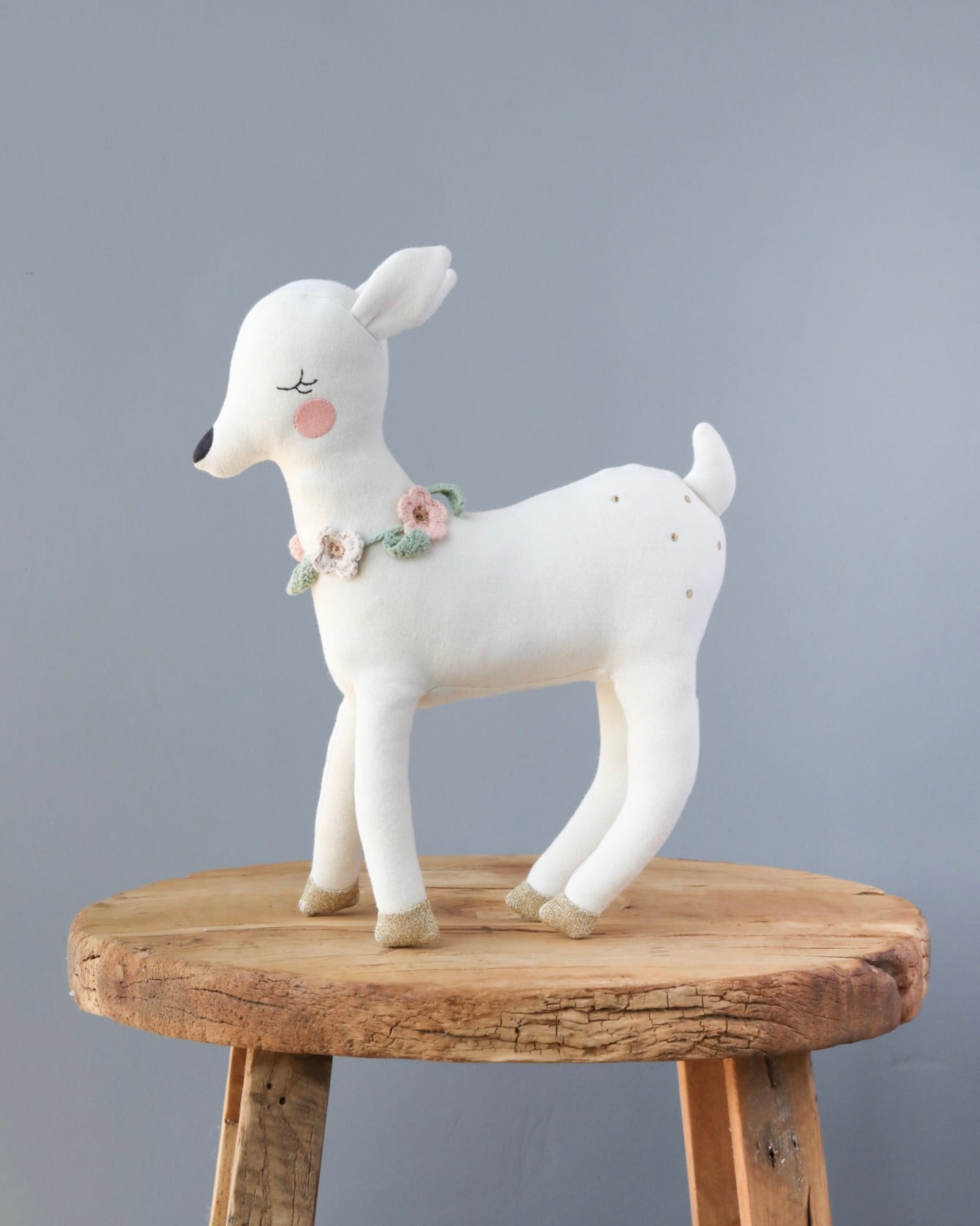Meri Meri Blossom Baby Deer Stuffed Animal