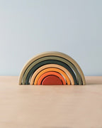 Handmade Mini Rainbow Stacker - Jungle