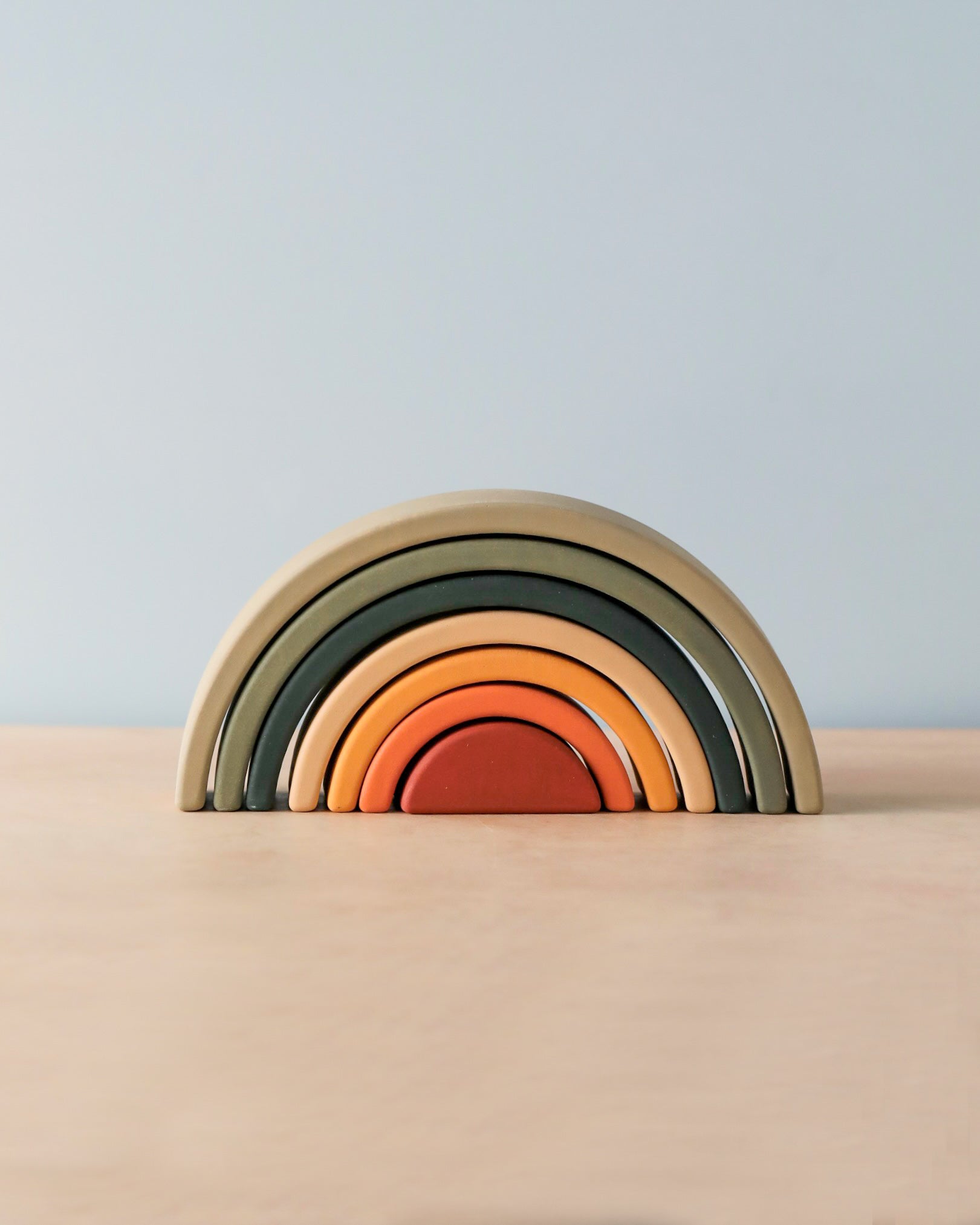 Handmade Mini Rainbow Stacker - Jungle