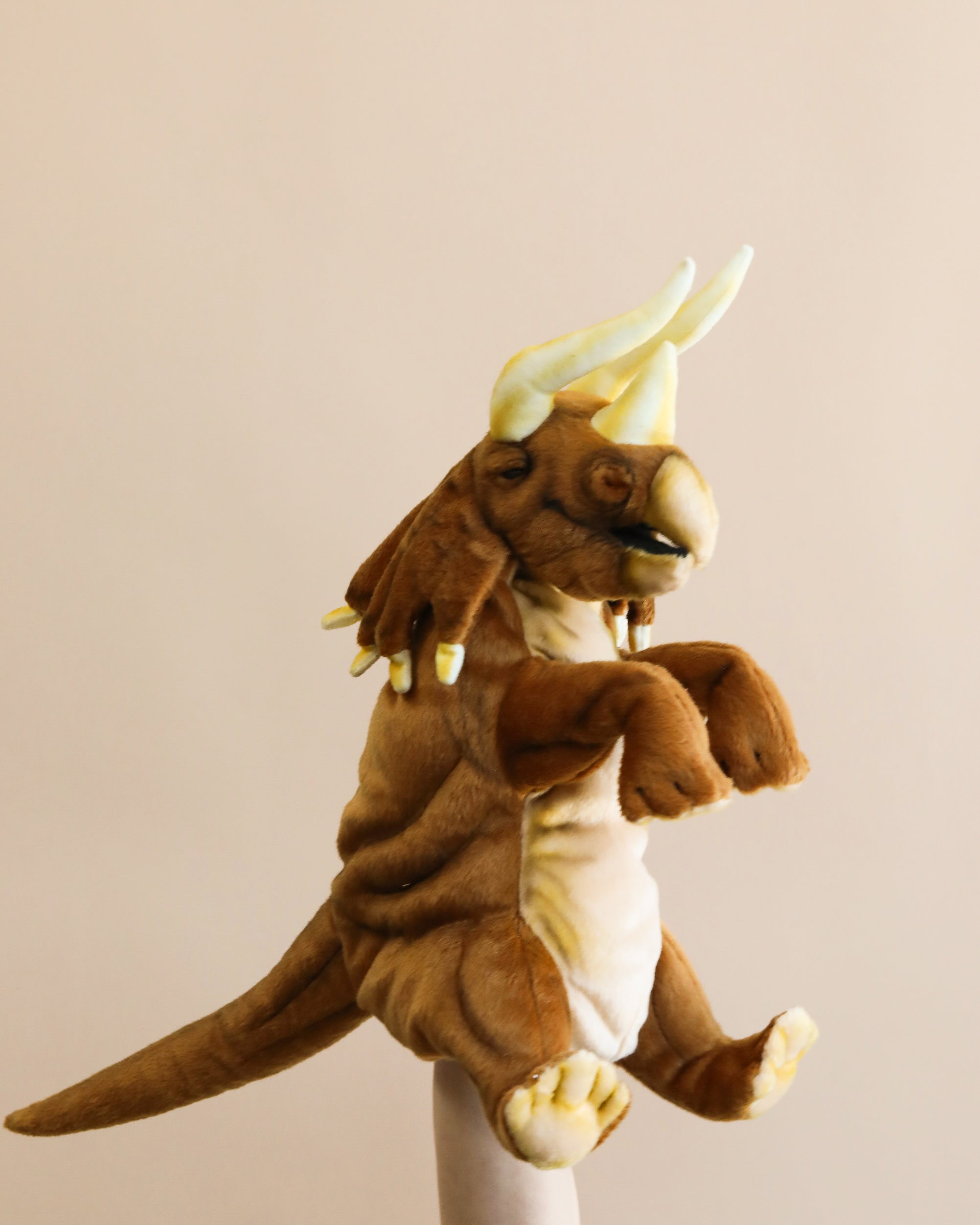 Triceratops Dinosaur Puppet