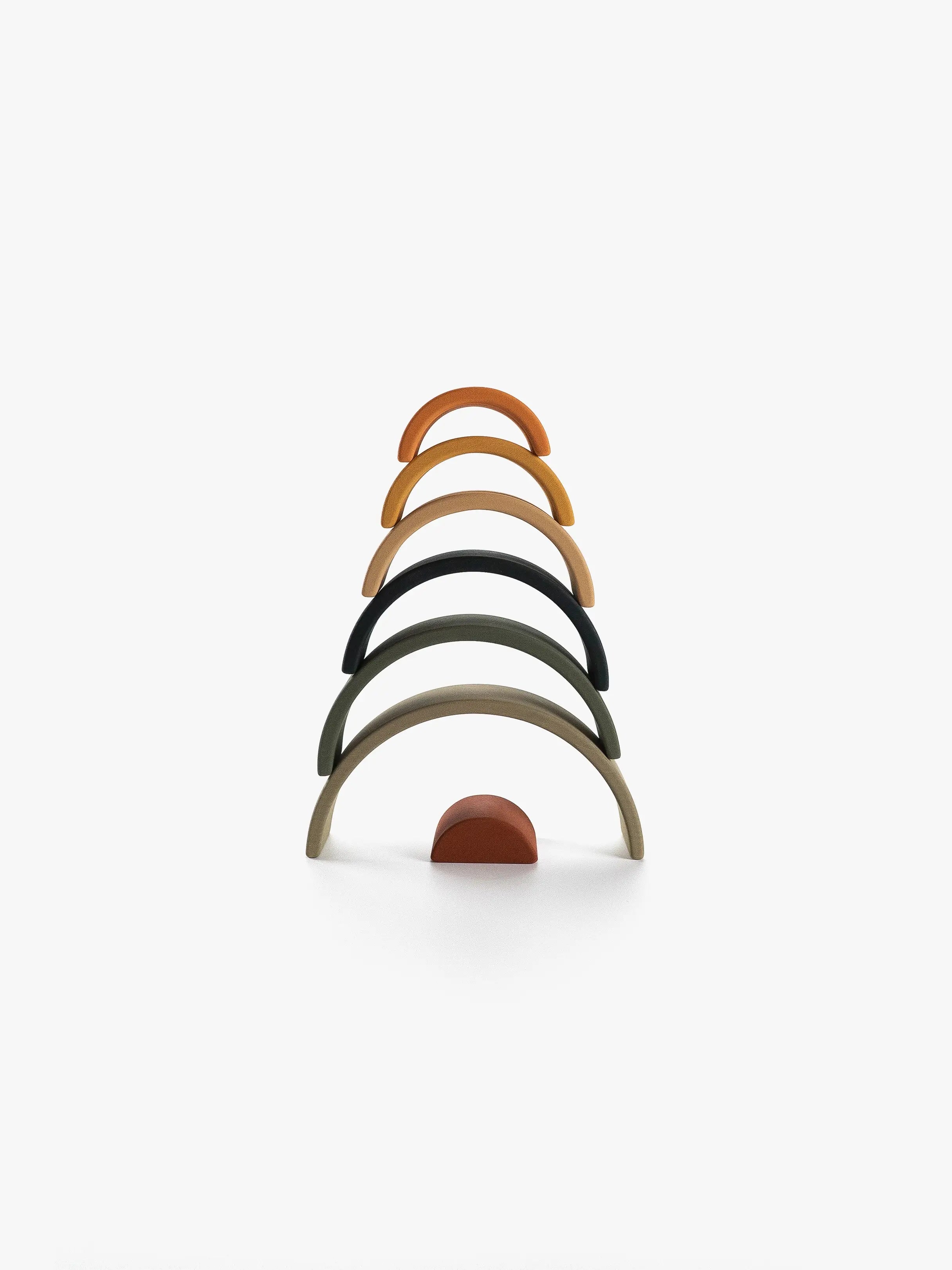 Handmade Mini Rainbow Stacker - Jungle