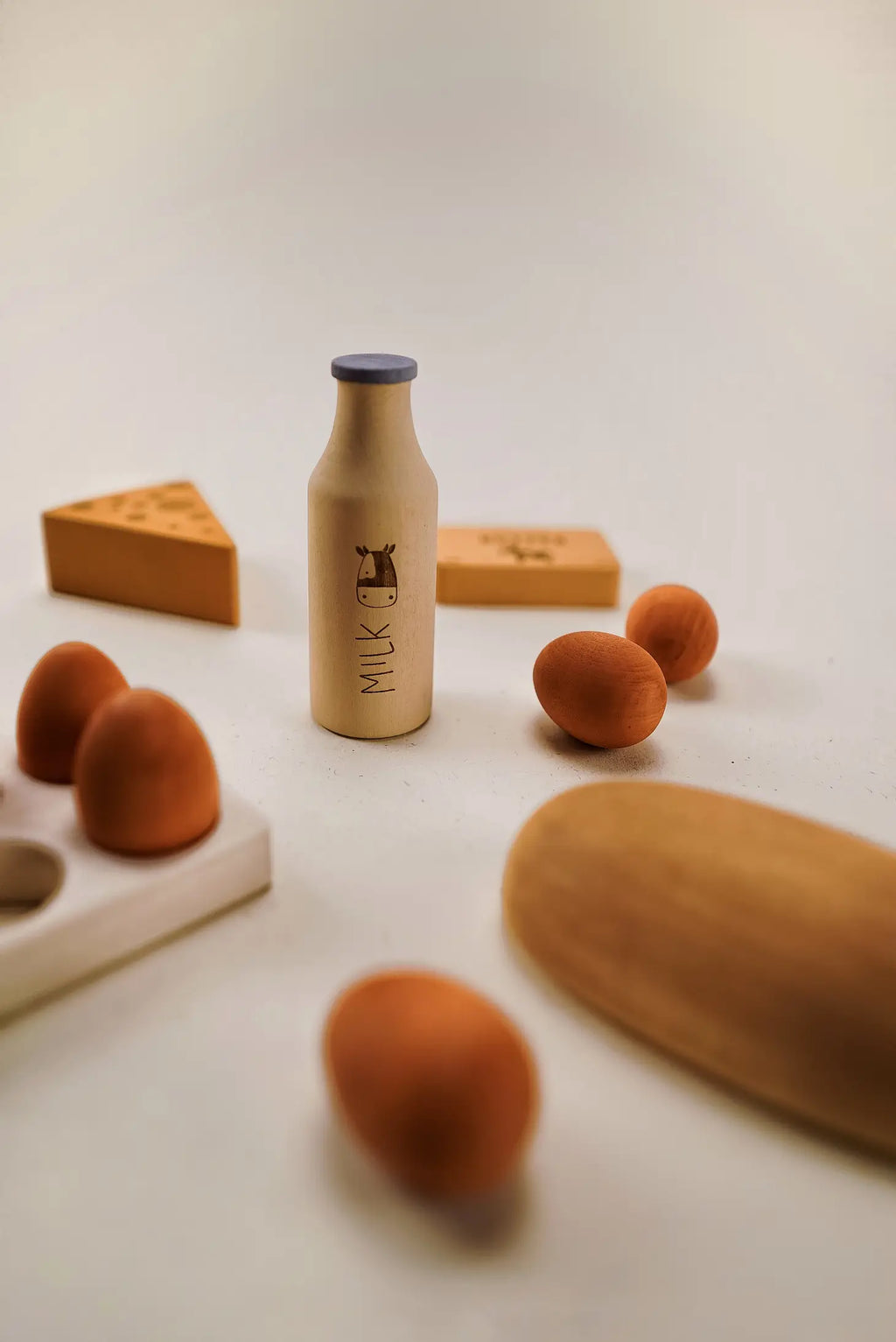 Sabo Concept Handmade Wooden Country Dairy Set