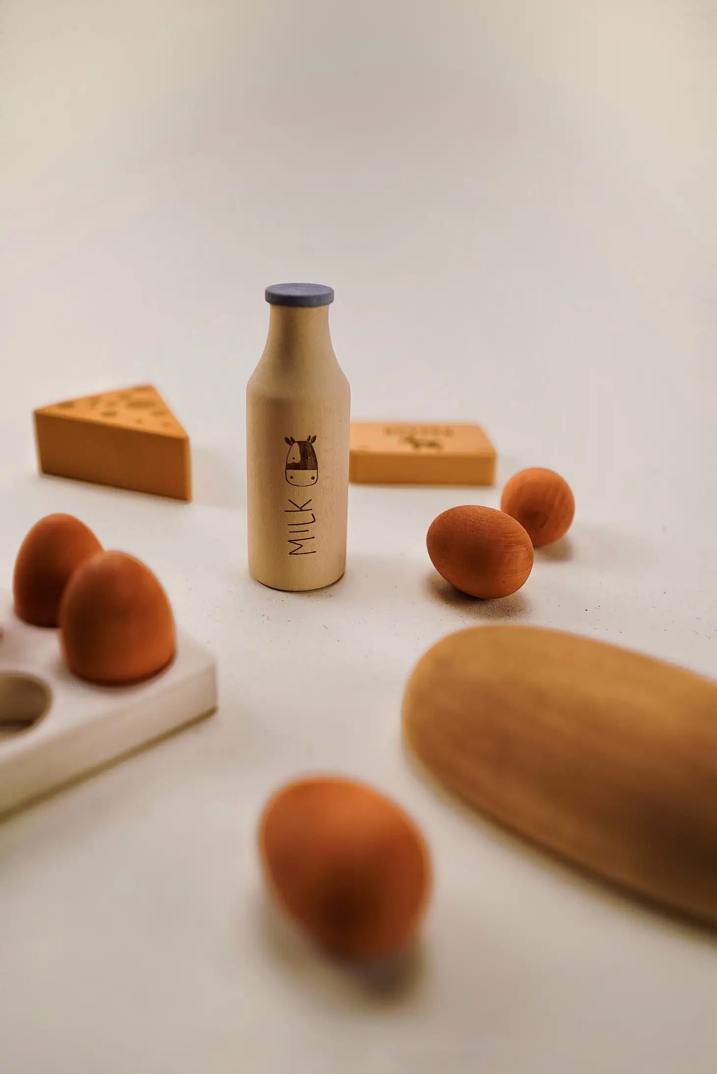 Sabo Concept Handmade Wooden Country Dairy Set