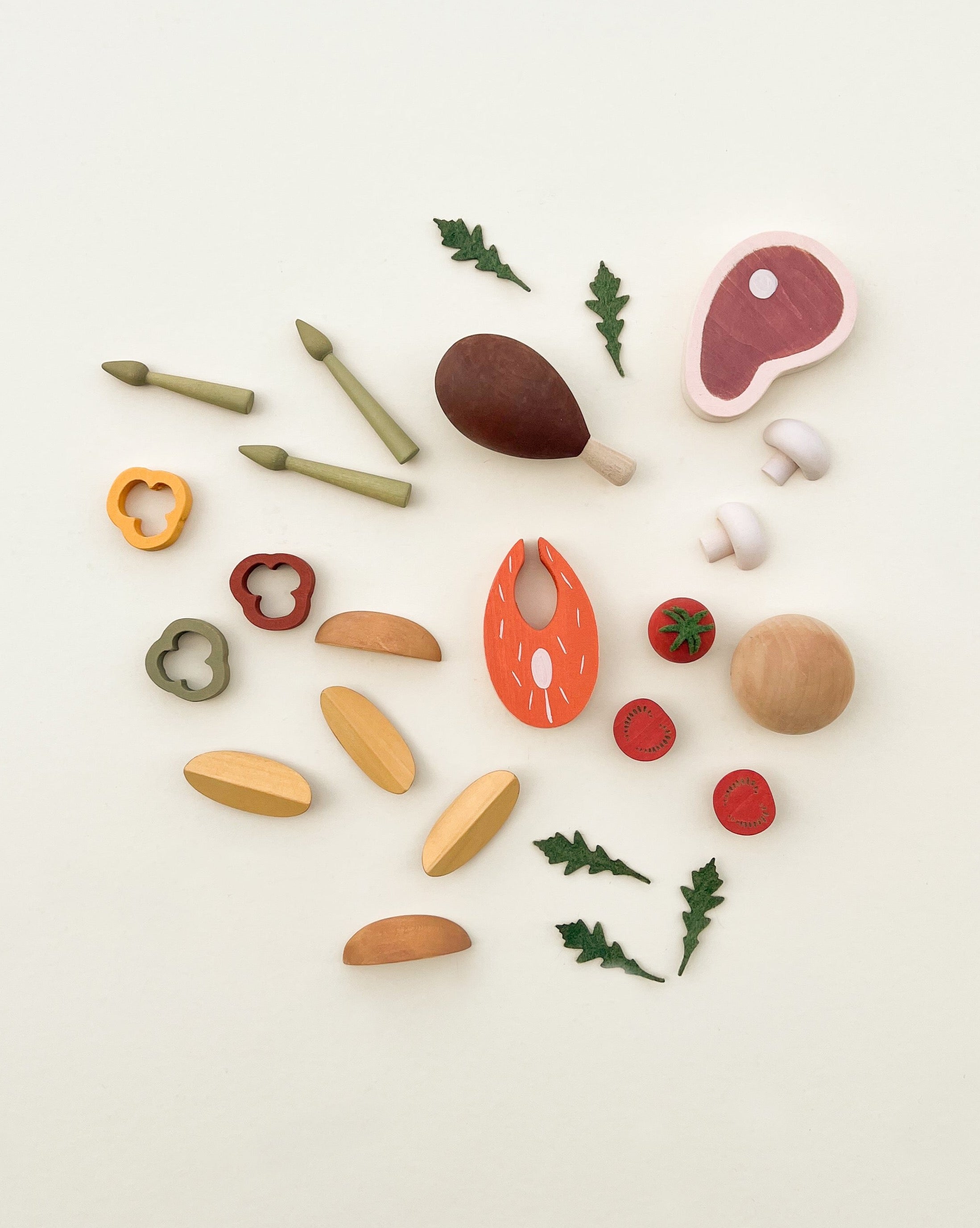 Sabo Concept Handmade Wooden Dinner Set