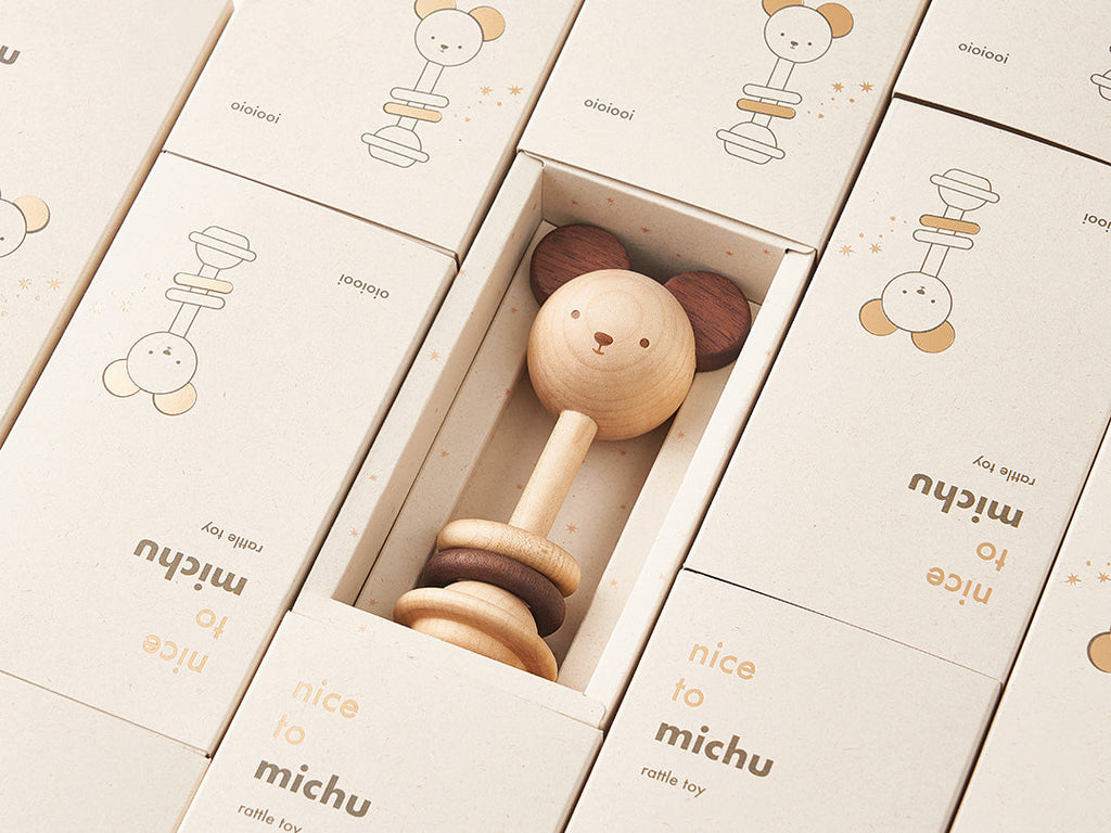 Nice to Michu Baby Rattle