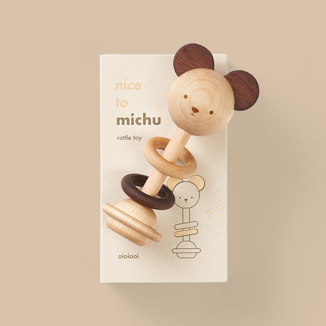 Nice to Michu Baby Rattle