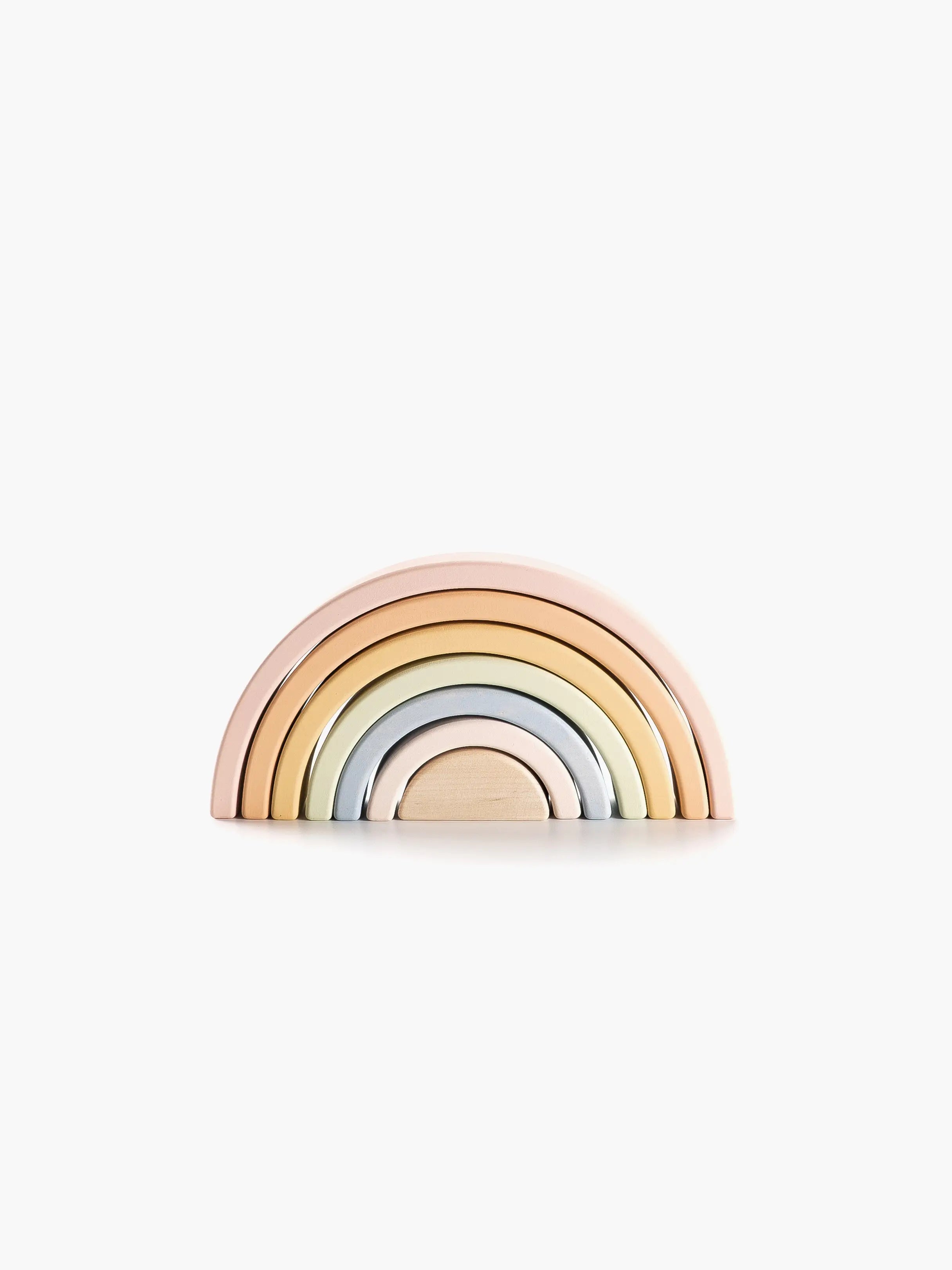 Handmade Rainbow Stacker - Pastel