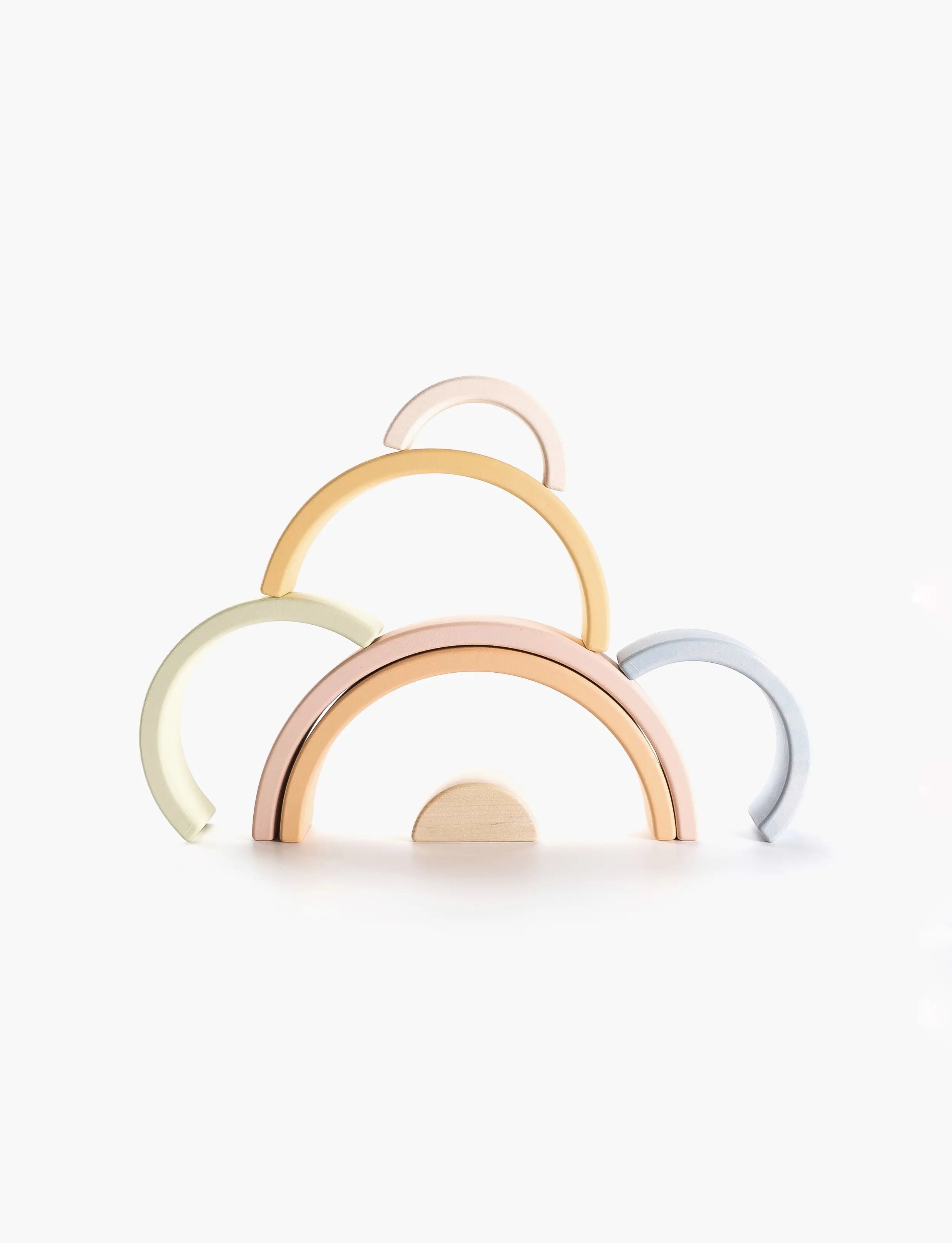 Handmade Rainbow Stacker - Pastel