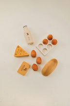Sabo Concept Handmade Wooden Country Dairy Set